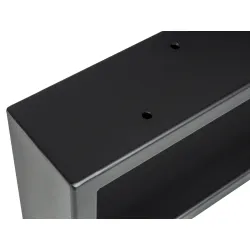 Stalowe niskie nogi 1szt. - industrialne/ loft